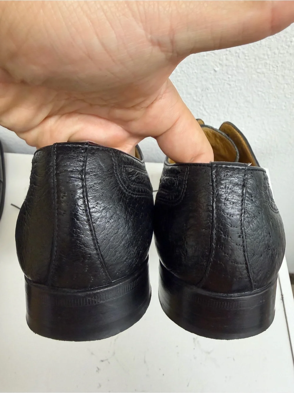 Moreschi Adrano Men’s Oxford Dress Shoes US 9 Black Made in Italy